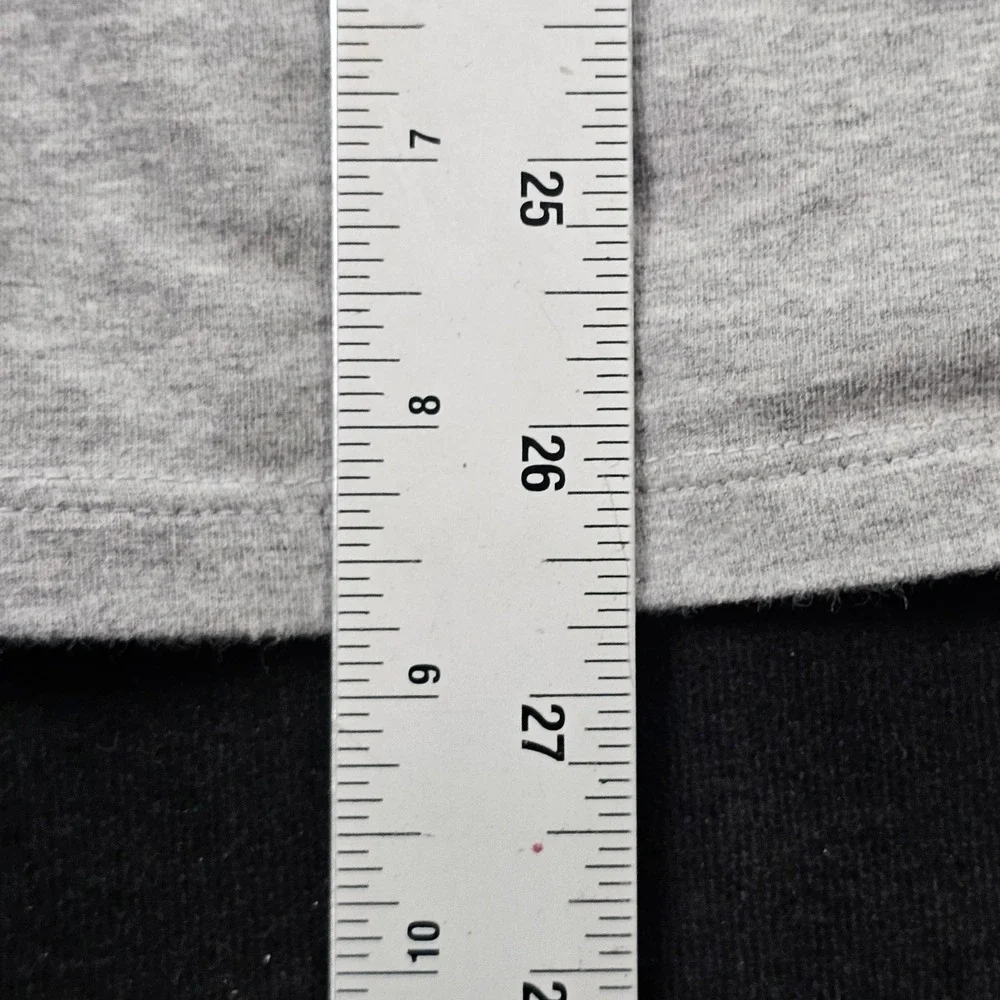 Michael Kors Gray Short Sleeve Side-Ruched T-Shirt Women's L